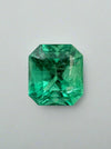 1.46 Carat GIA CERTIFIED 7x6 Bluish Green Natural Loose Colombian Emerald- Emerald Cut