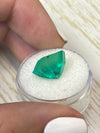 8.10 Carat 12.5x11.7 Vibrant Green Natural Loose Colombian Emerald-Asscher Cut