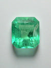 2.08 Carat Lime Yellowish Emerald Cut Natural Unset Colombian Emerald