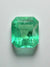 2.08 Carat Lime Yellowish Emerald Cut Natural Unset Colombian Emerald