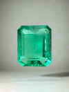 2.85 Carat 9.4x8 Crystalline Green Natural Loose Colombian Emerald- Emerald Cut