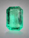 5.45 Carat 13x9 Bluish Green Natural Loose- Emerald Cut