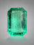 5.45 Carat 13x9 Bluish Green Natural Loose- Emerald Cut