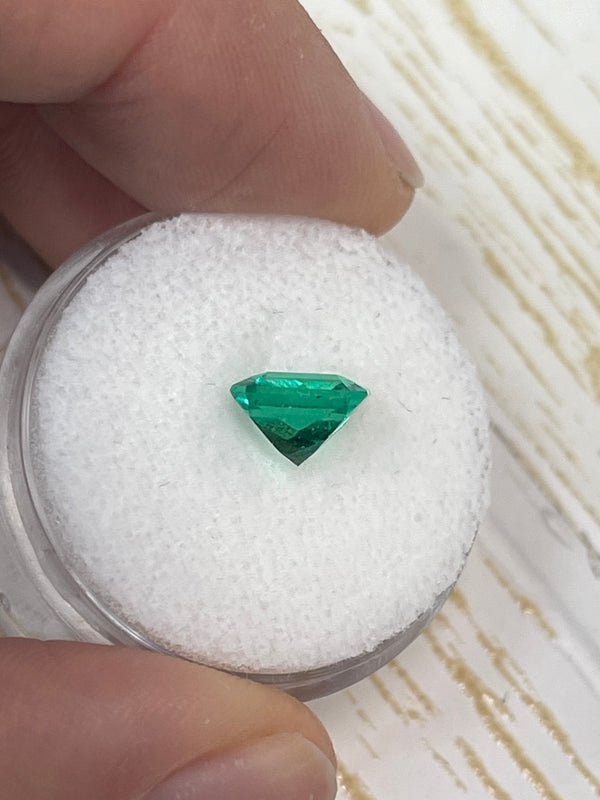 1.66 Carat RARE Certified Butterly Effect/Drop of Oil Muzo Green Natural Loose Colombian Emerald