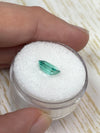 1.74 Carat Freckled Portrait Cut Loose Colombian Emerald- Asscher Cut