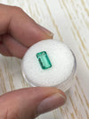 1.80 Carat VVS 10x6 Slender Bluish Green Loose Colombian Emerald-Emerald Cut