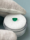 0.93 Carat 6.3x4.8 Fine Deep Green Natural Loose Zambian Emerald-Emerald Cut