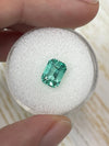 1.91 Carat 8x6 Ideal Astrological Green Natural Loose Colombian Emerald- Emerald Cut