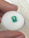 1.91 Carat 8x6 Ideal Astrological Green Natural Loose Colombian Emerald- Emerald Cut