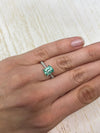 1.91 Carat 8x6 Ideal Astrological Green Natural Loose Colombian Emerald- Emerald Cut