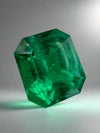 Large 12.81 Carat GRS Minor Oil Vivid Green Colombian Emerald-Loose