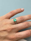 1.50 Carat 7.4x6.3 Eye Clean Emerald Cut Natural Unset Colombian Emerald