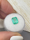 2.34 Carat 9x7.5 Light Bluish Natural Loose Colombian Emerald-Emerald Cut