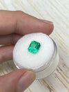 1.92 Carat 8x7 Vivacious Muzo Green Natural Loose Colombian Emerald- Emerald Cut