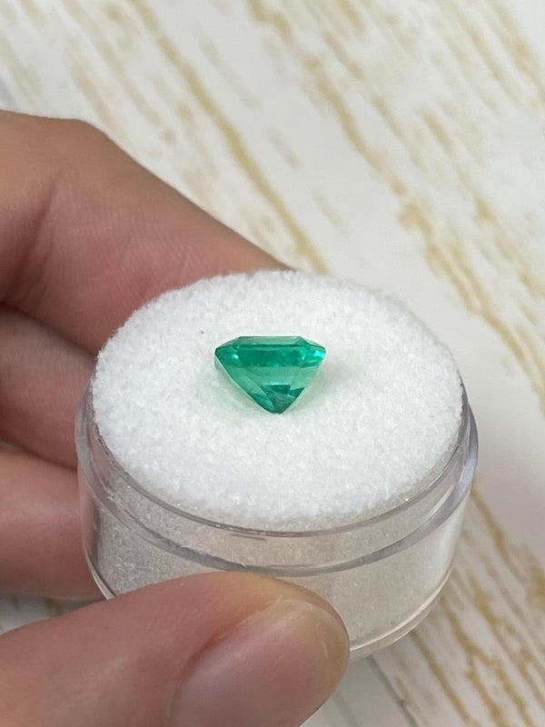 1.92 Carat 8x7 Vivacious Muzo Green Natural Loose Colombian Emerald- Emerald Cut