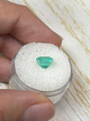 2.03 Carat 8x7 Eye Clean Bluish Green Emerald Cut Natural Unset Colombian Emerald