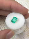 2.07 Carat 9x7 Classic Muzo Green Natural Loose Colombian Emerald- Emerald Cut