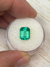 2.52 Carat 9.4x7.6 Glowing Classic Colombian Emerald-Emerald Cut