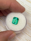 2.52 Carat 9.4x7.6 Glowing Classic Colombian Emerald-Emerald Cut
