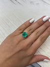 4.71 Carat 10.5x10.5 Loose Colombian Emerald-Asscher Cut with Clipped Corners