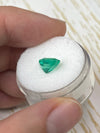 2.14 Carat Chunky Emerald Cut Natural Unset Colombian Emerald-Apple Green