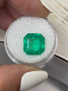 7.41 Carat 11.5x11.5 Vivid Muzo Green Natural Loose Colombian Emerald-Asscher Cut