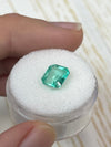 2.15 Carat 8.5x7.5 Portrait Cut Natural Loose Colombian Emerald-Chunky Emerald Cut