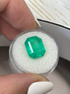 8.46 Carat 13x11 Classic Green Emerald Cut Loose Colombian Emerald-Emerald Cut