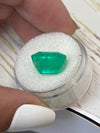 8.46 Carat 13x11 Classic Green Emerald Cut Loose Colombian Emerald-Emerald Cut