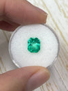 2.28 Carat 8.5x7 GLOWING Muzo Green Natural Loose Colombian Emerald-Emerald Cut