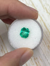 2.28 Carat 8.5x7 GLOWING Muzo Green Natural Loose Colombian Emerald-Emerald Cut