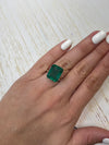 Large 13.78 Carat 16x13 Fine Natural Loose Zambian Emerald- Emerald Cut