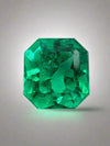3.26 Carat Vivid Yellowish Green Colombian Emerald-Emerald Cut