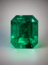 4.16 Carat 10.5x8.9 Vivid Green Natural Colombian Emerald-Emerald Cut