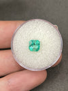 1.28 Carat Luminous Green Natural Loose Colombian Emerald-Asscher Cut