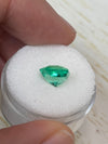 2.76 Carat Vivacious Natural Loose Colombian Emerald-Asscher Cut with Clipped Corners