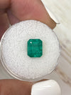2.26 Carat 8.5x7 Medium Green Natural Loose Zambian Emerald- Emerald Cut