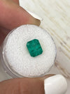 2.26 Carat 8.5x7 Medium Green Natural Loose Zambian Emerald- Emerald Cut