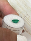 2.26 Carat 8.5x7 Medium Green Natural Loose Zambian Emerald- Emerald Cut