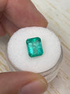 2.84 Carat 9x8 Chunky Natural Loose Colombian Emerald- Emerald Cut