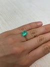 2.84 Carat 9x8 Chunky Natural Loose Colombian Emerald- Emerald Cut