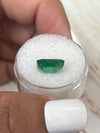 3.31 Carat Mossy Green Natural Loose Zambian Emerald- Emerald Cut