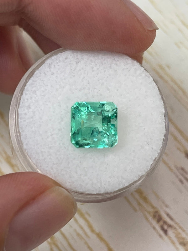 3.37 Carat VS Jyotish Natural Loose Colombian Emerald- Asscher Cut