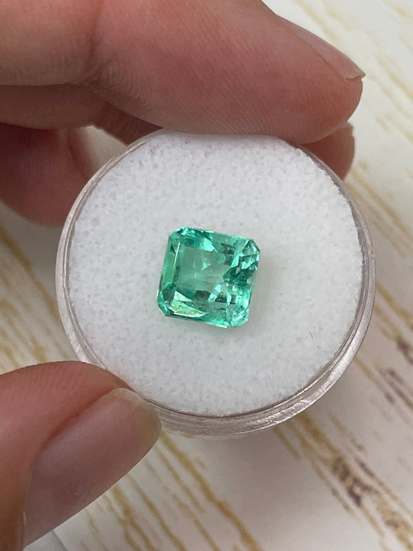 3.37 Carat VS Jyotish Natural Loose Colombian Emerald- Asscher Cut
