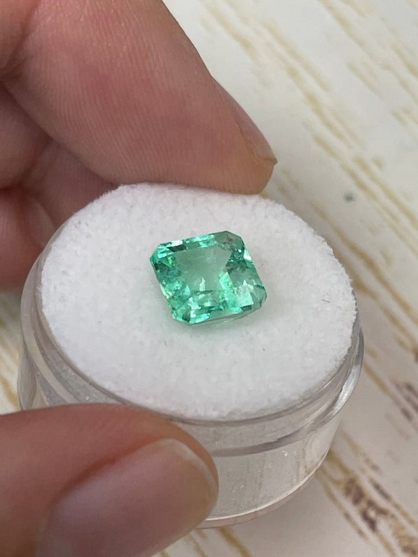 3.37 Carat VS Jyotish Natural Loose Colombian Emerald- Asscher Cut