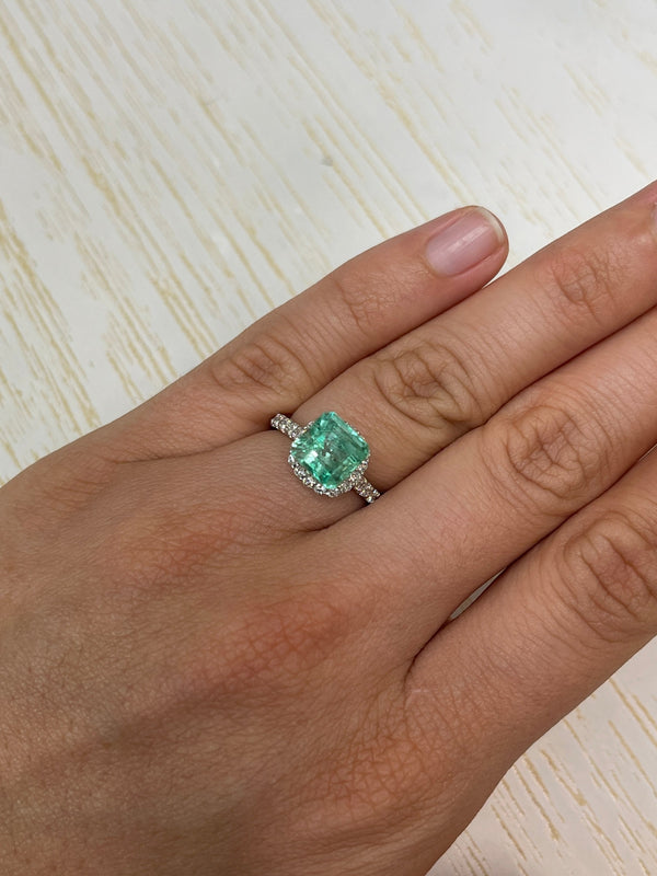 3.37 Carat VS Jyotish Natural Loose Colombian Emerald- Asscher Cut