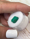 4.81 Carat 11x9 Medium Green Natural Loose Zambian- Emerald Cut