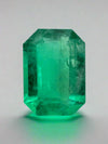 3.19 Carat 11x8 Yellowish Green Natural Loose Colombian Emerald-Emerald Cut