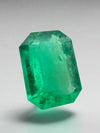 3.19 Carat 11x8 Yellowish Green Natural Loose Colombian Emerald-Emerald Cut