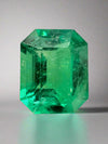 3.30 Carat 10.5x8.4 GLOWING Green Natural Loose Colombian Emerald-Emerald Cut